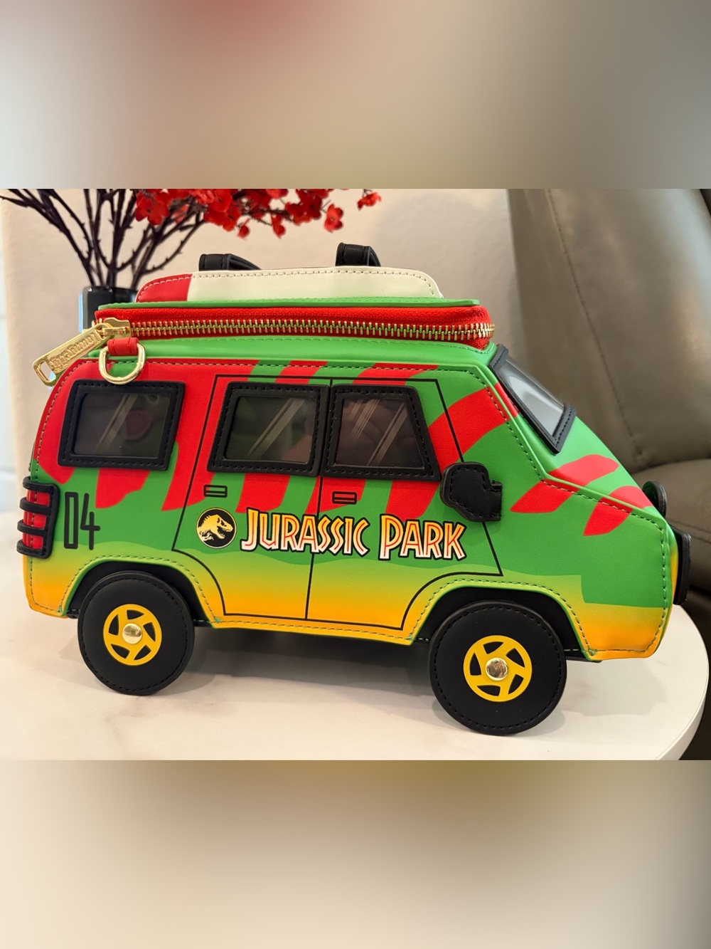 Loungefly Universal Jurassic Park Safari Tour Vehicle Light Up Figural Crossbody